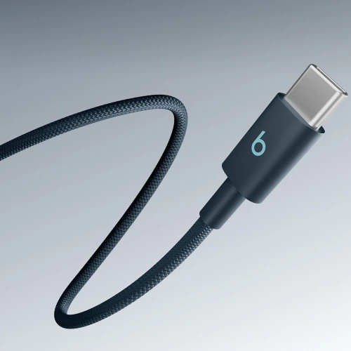 Kabel Apple Beats USB typ C - USB-C 1,5M Niebieski Navy Nylonowy Pleciony