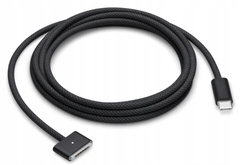 Kabel Przewód Apple USB-C Na MagSafe 3 MUVQ3ZM/A Gwiezdna Czerń Złącze 2M