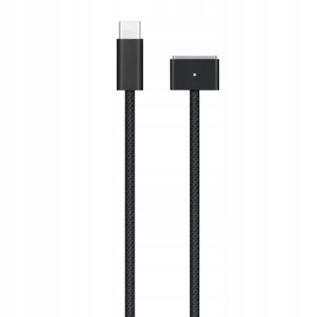 Kabel Przewód Apple USB-C Na MagSafe 3 MUVQ3ZM/A Gwiezdna Czerń Złącze 2M