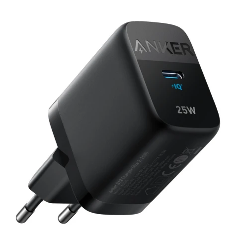 Szybka Ładowarka Sieciowa Anker USB typ C 25W USB-C Fast Charging Czarna