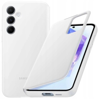 Etui Samsung Galaxy S24 Smart View Wallet Case Biały Pokrowiec Z Klapką