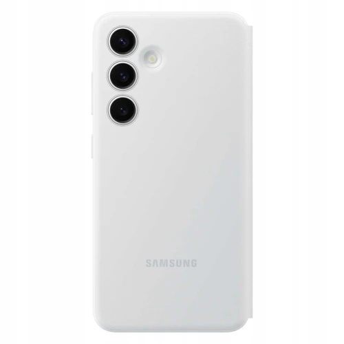Etui Samsung Galaxy S24 Smart View Wallet Case Biały Pokrowiec Z Klapką