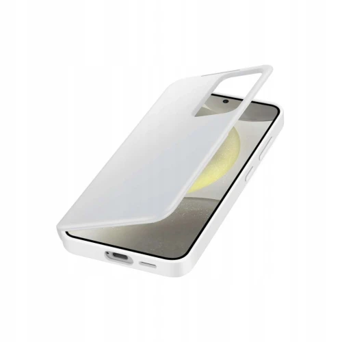 Etui Samsung Galaxy S24 Smart View Wallet Case Biały Pokrowiec Z Klapką