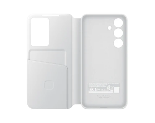 Etui Samsung Galaxy S24 Smart View Wallet Case Biały Pokrowiec Z Klapką