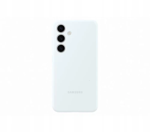 Oryginalne Etui Silikonowe Samsung Galaxy S24 Białe Silicone Case Plecki