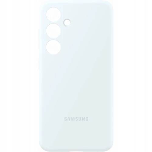Oryginalne Etui Silikonowe Samsung Galaxy S24 Białe Silicone Case Plecki
