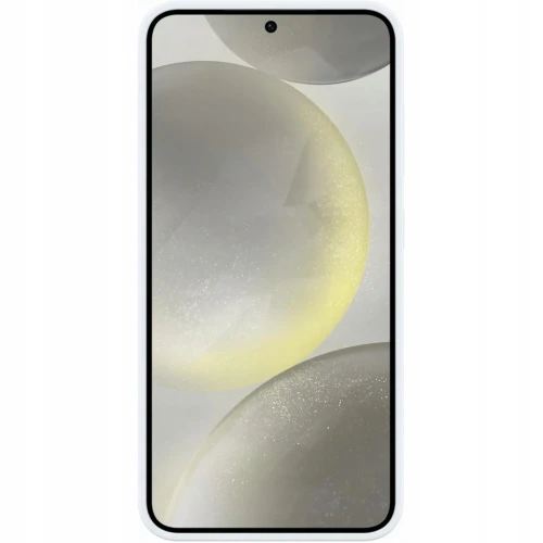 Oryginalne Etui Silikonowe Samsung Galaxy S24 Białe Silicone Case Plecki