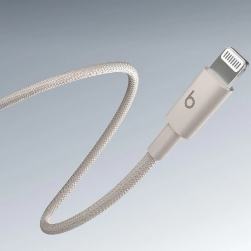 Kabel Apple Beats USB typ C - Lightning 1,5M Beżowy Stone Nylonowy Pleciony