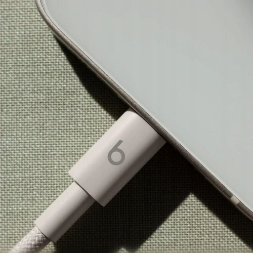 Kabel Apple Beats USB typ C - Lightning 1,5M Beżowy Stone Nylonowy Pleciony