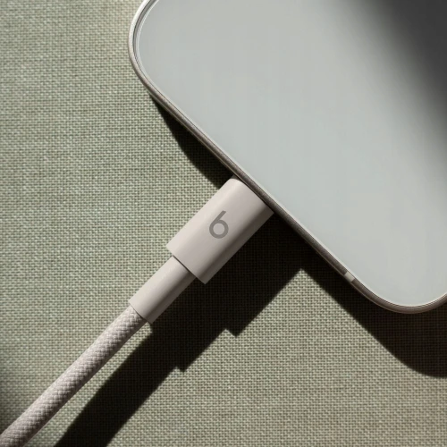 Kabel Apple Beats USB typ C - Lightning 1,5M Beżowy Stone Nylonowy Pleciony