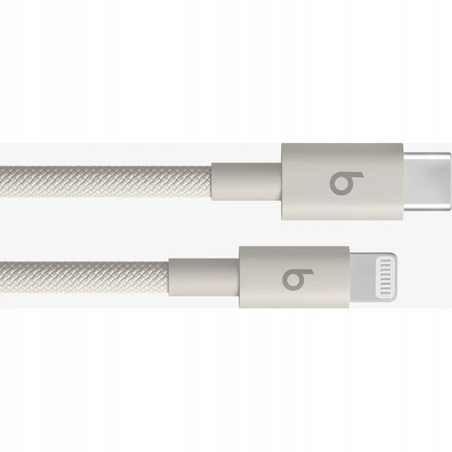 Kabel Apple Beats USB typ C - Lightning 1,5M Beżowy Stone Nylonowy Pleciony