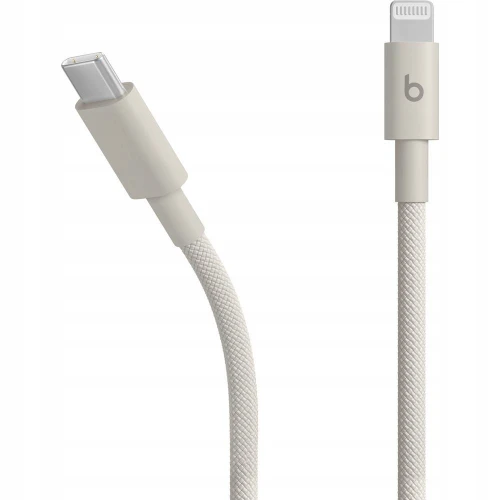 Kabel Apple Beats USB typ C - Lightning 1,5M Beżowy Stone Nylonowy Pleciony