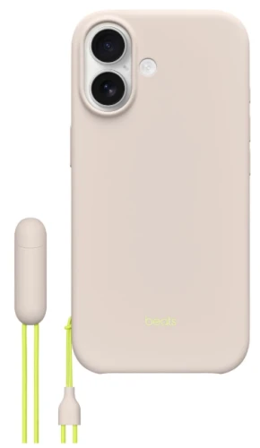 Etui Beats Kickstand Do Apple iPhone 17 Boksytowy Beżowy MagSafe Case