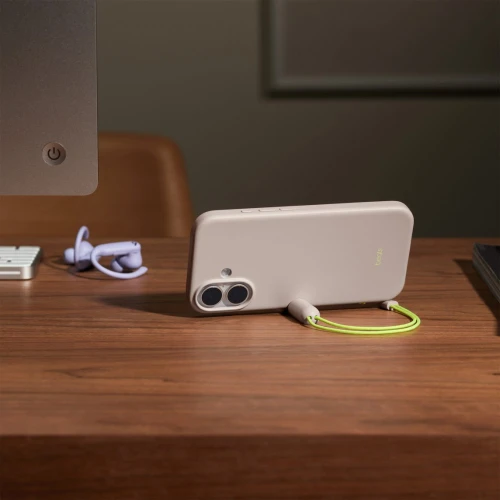 Etui Beats Kickstand Do Apple iPhone 17 Boksytowy Beżowy MagSafe Case