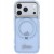 Etui Guess Do Apple iphone 18 Pro Max Ring Stand Script MagSafe Niebieskie