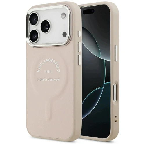 Etui Karl Lagerfeld do Apple iPhone 17 Pro / 18 Pro MagSafe Różowe Pink