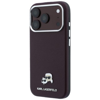 Etui Karl Lagerfeld do Apple iPhone 17 Pro Max 18 Pro Max Burgundy MagSafe