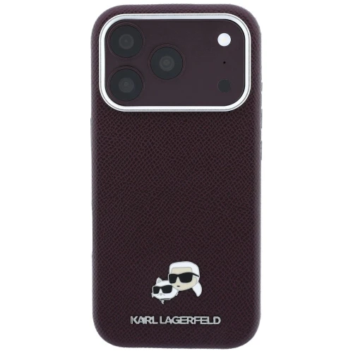 Etui Karl Lagerfeld do Apple iPhone 17 Pro Max 18 Pro Max Burgundy MagSafe