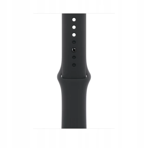 Oryginalny Pasek Silikonowy Apple Watch 46mm Czarny Black Sport Band M/L