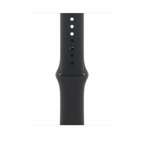 Oryginalny Pasek Silikonowy Apple Watch 46mm Czarny Black Sport Band M/L