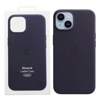 Etui Skórzane Apple iPhone 14 Atramentowy Ink MPP63ZM/A Leather MagSafe