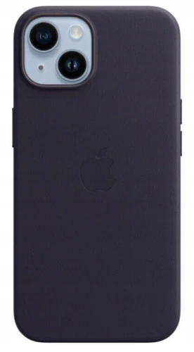 Etui Skórzane Apple iPhone 14 Atramentowy Ink MPP63ZM/A Leather MagSafe