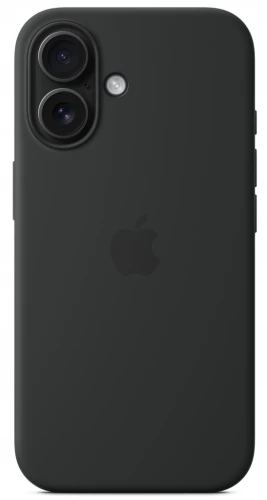 Etui Silikonowe Apple iPhone 16 Czarne Black MYY13ZM/A MagSafe Plecki