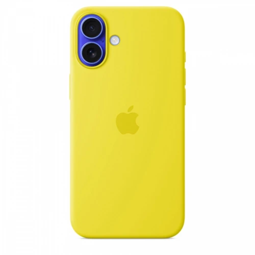 Etui Silikonowe Apple iPhone 16 Plus Star Fruit Karambola Żółte MagSafe