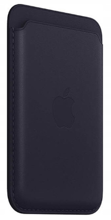 Portfel Apple Wallet Leather Ink Atramentowy MPPW3ZM/A Granatowy Skórzany