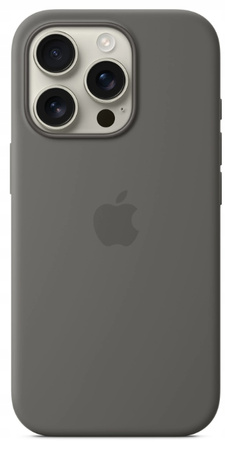 Etui Silikonowe Apple iPhone 16 Pro Max Stone Gray Szare MYYV3ZM/A MagSafe