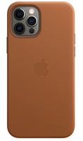 Etui Skórzane Apple iPhone 12 Pro Max MHKL3ZM/A Saddle Brown Brązowe Plecki