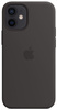 Etui Apple iPhone 12 Mini Czarne Black MHKX3ZM/A MagSafe Plecki Silikonowe