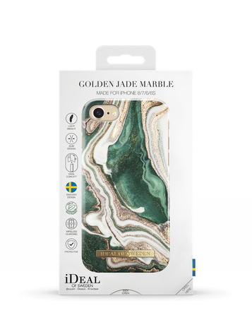 Etui Do Apple iPhone 7 / 8 / SE 2020 Ideal Of Sweden Golden Jade Marble