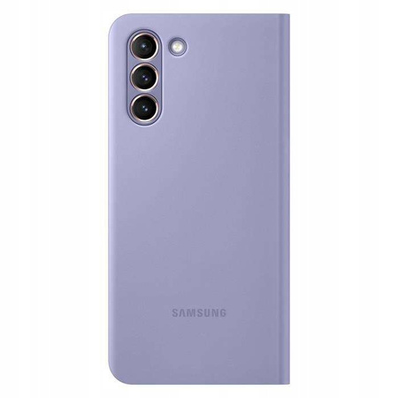 ETUI SAMSUNG GALAXY S21 5G SMART LED VIEW COVER ORYGINALNY POKROWIEC FIOLET