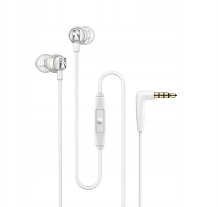 Słuchawki Dokanałowe Sennheiser CX 300S White Białe Z Pilotem Mikrofon Etui