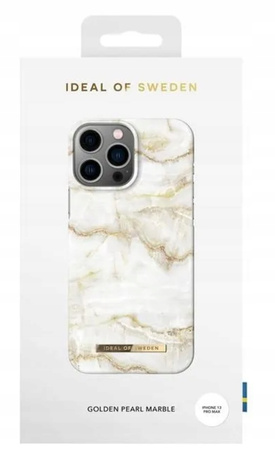 Etui Do Apple iPhone 13 Pro Max Ideal Of Sweden GOLDEN PEARL MARBLE CASE