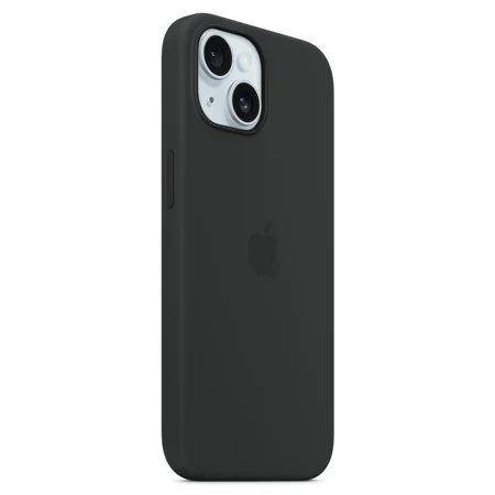 Etui Silikonowe Apple iPhone 15 Plus Czarne MT103ZM/A Black MagSafe Plecki