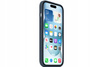 Etui Silikonowe Apple iPhone 15 Plus Storm Blue MT123ZM/A Granatowe Plecki
