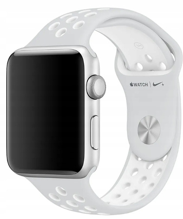 Pasek Apple Nike Sport Band 44 / 45 / 49MM MX8F2ZM/A Pure Platinum White