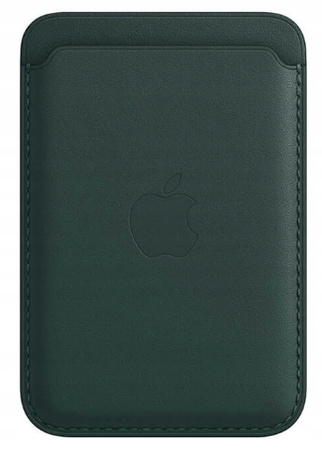 Portfel Apple Wallet Leather Forest Green MPPT3ZM/A Zielony Skórzany