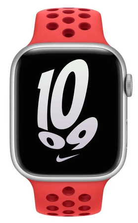 Pasek Apple Nike Sport Band 44 / 45 / 49MM MPHA3ZM/A Bright Crimson/Gym Red