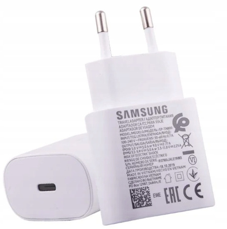 Szybka Ładowarka Sieciowa Samsung 25W Adapter Quick Charge USB-C USB TYP C