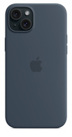 Etui Silikonowe Apple iPhone 15 Plus Storm Blue MT123ZM/A Granatowe Plecki