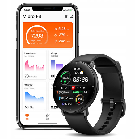 Smartwatch Mibro Lite Zegarek Sportowy Wodoodporny IP68 Bluetooth Unisex