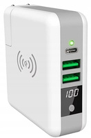 Ładowarka Bezprzewodowa Powerbank 6700 mAh 3W1 USB-A USB-C Quick Charge 5W