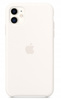 Oryginalne Etui Silikonowe Apple iPhone 11 Białe MWVX2ZM/A White Plecki