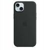 Etui Silikonowe Apple iPhone 15 Plus Czarne MT103ZM/A Black MagSafe Plecki