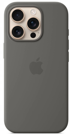 Etui Silikonowe Apple iPhone 16 Pro Max Stone Gray Szare MYYV3ZM/A MagSafe