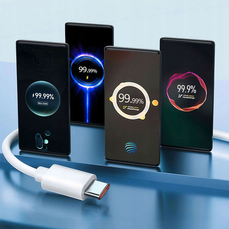 Kabel Xiaomi 120W / 6A USB-C TYP-C Do REDMI PRO Mi TURBO QC 4.0 Fast Charge