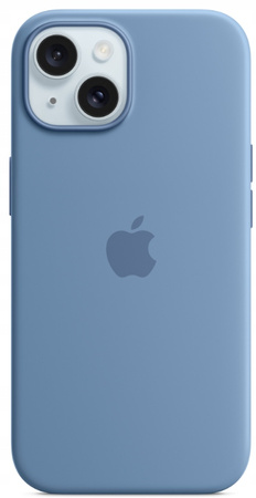 Etui Silikonowe Apple iPhone 15 Winter Blue MT0Y3ZM/A Niebieski MagSafe